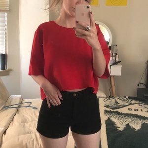 BLACK AMERICAN APPAREL SHORTS